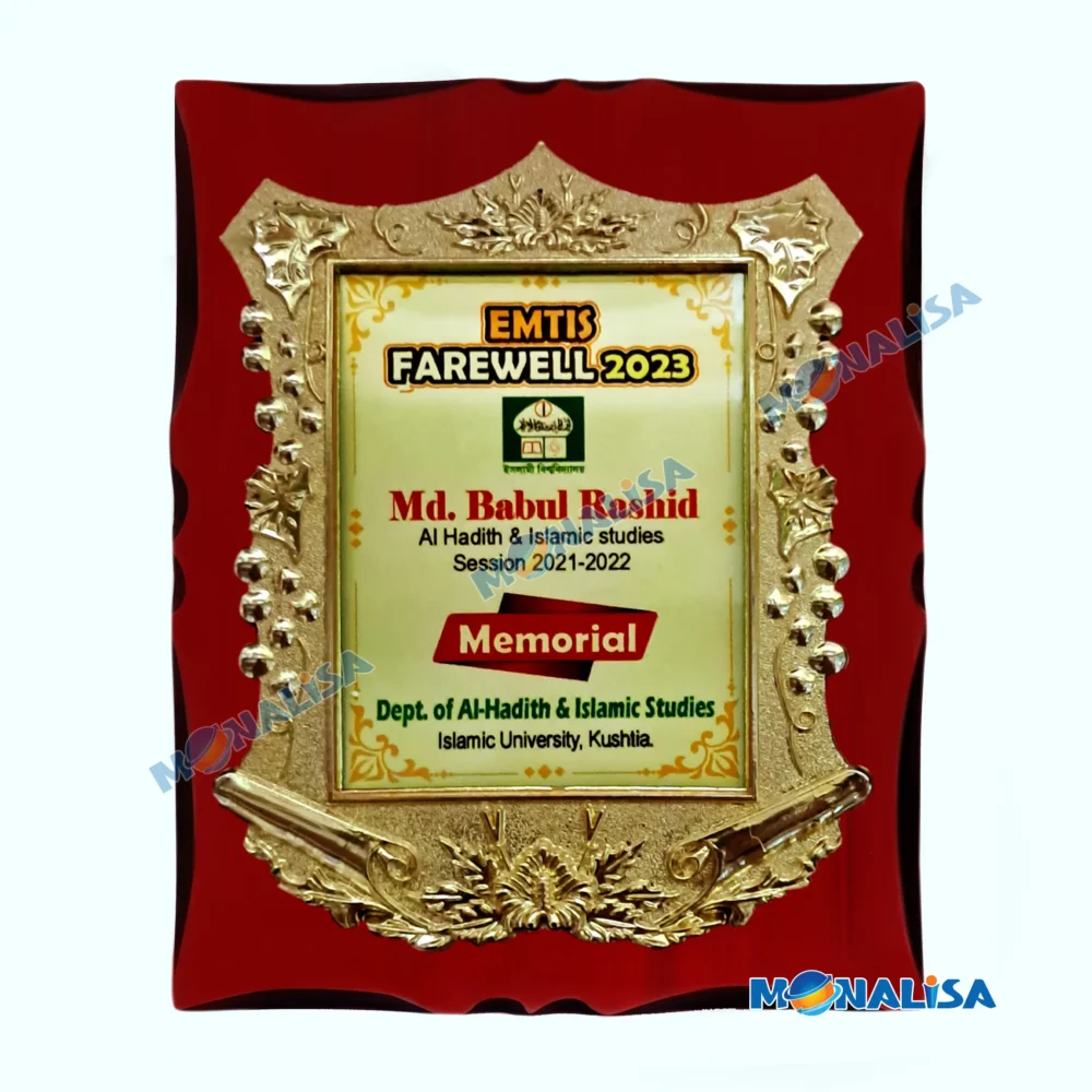 wooden standart crest 45