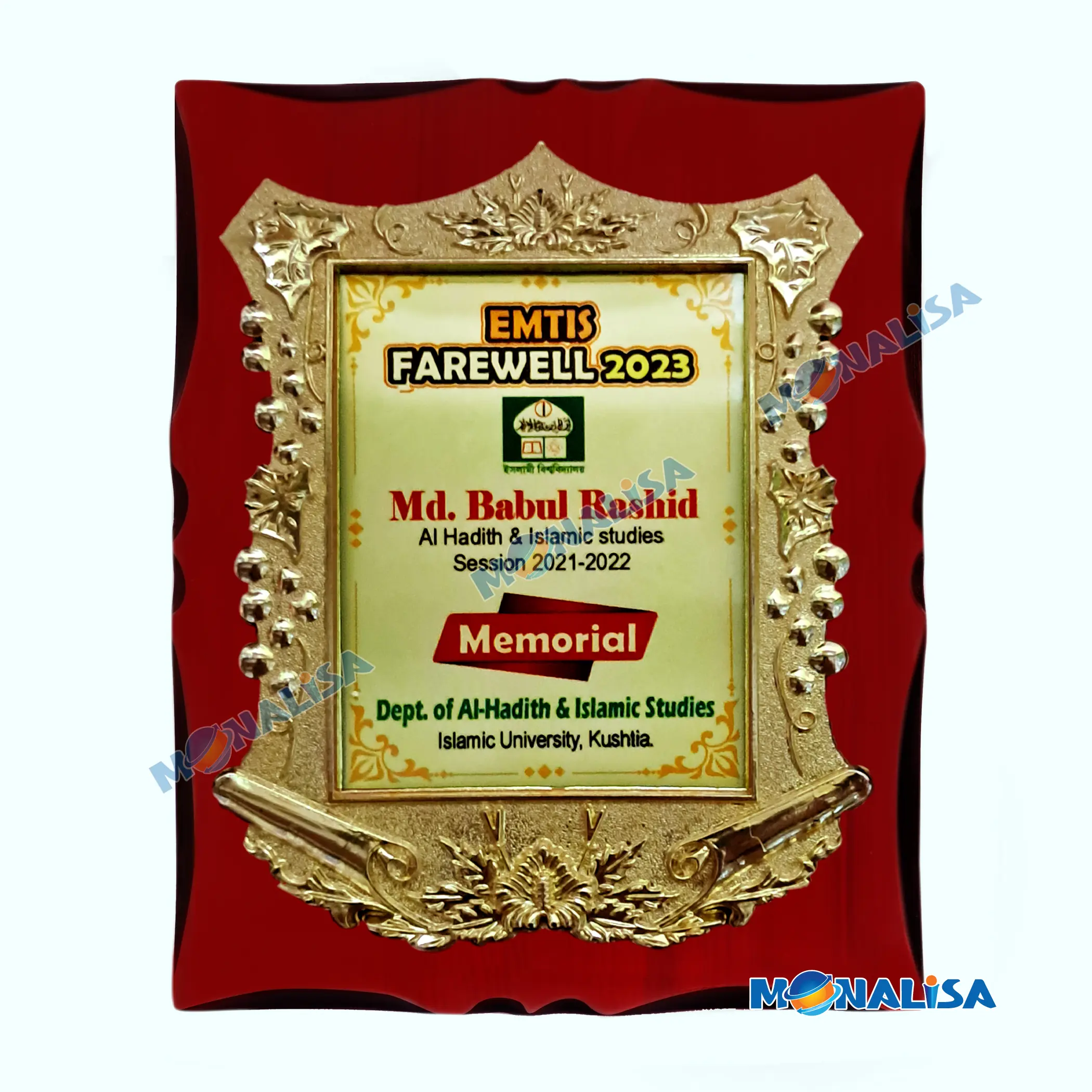 wooden standart crest 45